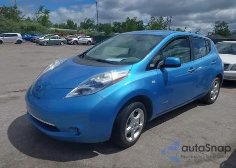 2011 Nissan Leaf Sl z USA, uszkodzony, nr VIN JN1AZ0CP6BT004917
